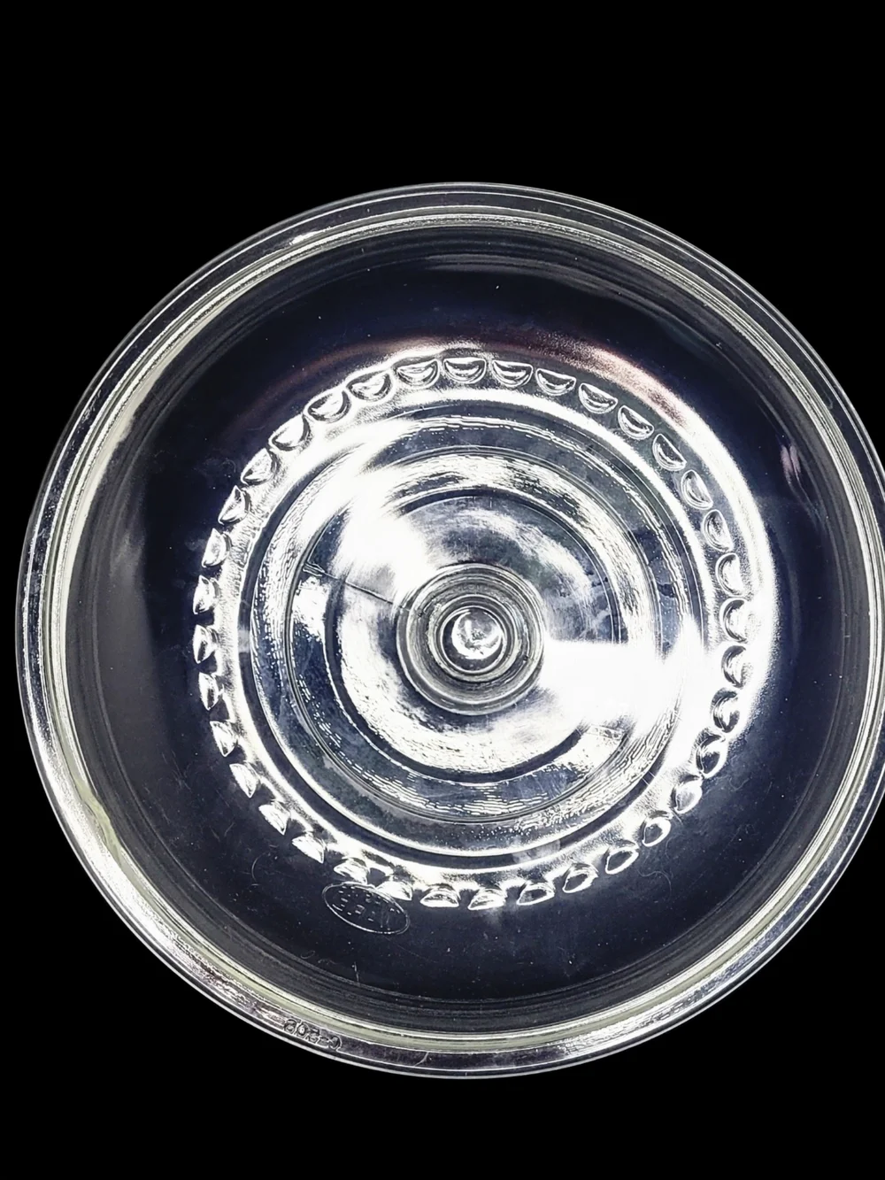 Vintage 1940s/ 50s  Wagner Ware Clear Glass Self-Basting Lid Pyrex C-508
